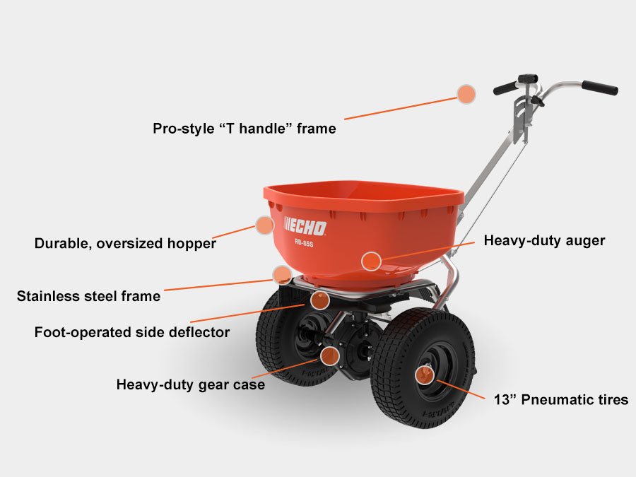 ECHO RB-85S Stainless-Steel Broadcast Spreader